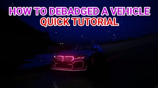 How to Debadged a Vehicles  How to add Object to Vehicles  How to Animate Vehicles  FroDyShop [upl. by Einapets719]