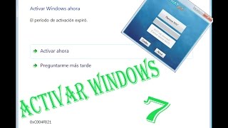 Como Activar Windows 7  RemovewatHola Manuel [upl. by Monti]