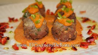 ✅ Albondigas con arranque  Albondigas Receta con Salmorejo [upl. by Willow]