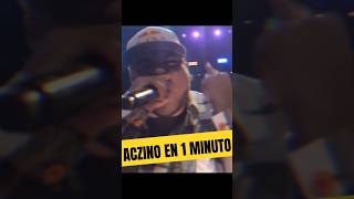 ACZINO EN 1 MINUTAZO 💀 aczino fmsinternacional mexico redbullbatalla freestyle chuty [upl. by Nuahsor]