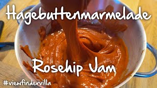 Rezept selbstgemachte Hagebuttenmarmelade  Recipe homemade Rosehip Jam [upl. by Nnairac]