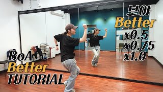 느리게 BoA 보아  Better  안무배우기 Dance Slow Tutorial  거울모드 Mirrored [upl. by Jamel]