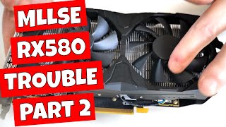 MLLSE Radeon RX580 SP2048 8GB Fan Repair Video Part 2 The End amp Thoughts [upl. by Efi]