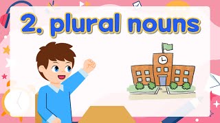 2 Plural Nouns  Basic English Grammar for Kids  Grammar Tips [upl. by Lladnyk]