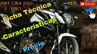 AKT CR4 200 PRO ✅Ficha Técnica ✅Características ✅Precio [upl. by Eelrebma]