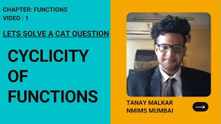 Cyclicity of Functions  CAT Question  Learn Concept Through Question  One to One Mentorship [upl. by Ainesey]