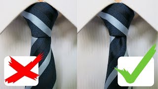 How to Tie a Tie  FULL Double WINDSOR knot 2018 [upl. by Navap336]