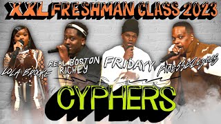 2023 XXL Freshman Cypher With Finesse2tymes Lola Brooke Fridayy Real Boston Richey [upl. by Nerissa]