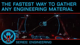 The FASTEST Ways to Gather Minerals Manufactured and Raw Engineering Materials in Elite Dangerous [upl. by Trstram]