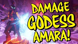 Borderlands 3 Level 72 DAMAGE GODESS AMARA Build Mayhem 11 Destroys all the things [upl. by Ahsinyar]