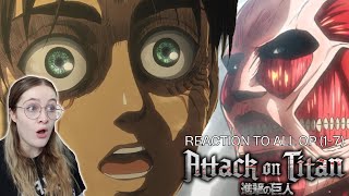 WHAT IS ATTACK ON TITAN  First time Reaction to ALL Attack on Titan Openings [upl. by Adriaens]