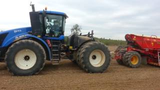 New Holland T9670  Väderstad Rapid A 800 C [upl. by Imik]