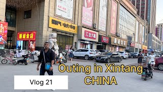 Outing in china  shoreleave from my ship  visiting xintang city of china [upl. by Atirec]