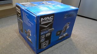 Unboxing of MACallister compound mitre saw MMIS210C  And review [upl. by Ibok158]