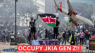 LIVE HAPPENING NOW STORMING JKIA GEN Z MASS DEMOS KICKS OF IN NAIROBI [upl. by Kcuhc]