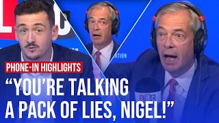 Highlights from Nigel Farage’s no limits phonein on LBC [upl. by Narda]