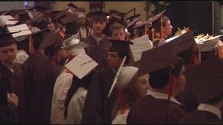 Agawam High School holds graduation [upl. by Nerw]