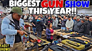 BIGGEST GUN SHOW THIS YEAR gunshow guns [upl. by Pomona309]