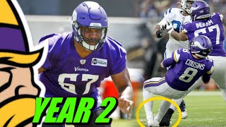 Ed Ingram Big Step Forward in 2023  Minnesota Vikings Training Camp Profiles [upl. by Aidil]