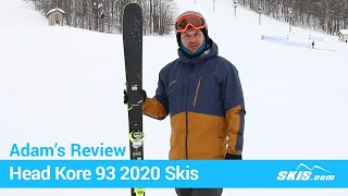 Adams ReviewHead Kore 93 Skis 2020Skiscom [upl. by Alleiram]