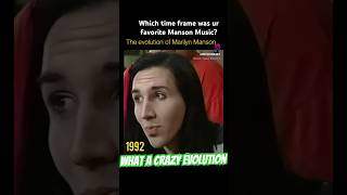 👀 MARILYN MANSON Many Faces Over The Years When Was His Best Music  Style In Ur Opinion manson [upl. by Oznerol]