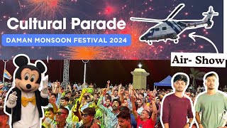 Daman Culture Parade 2024  A Vibrant Celebration  Daman Monsoon Festival  Mehul Gaurav Ke Vlog 41 [upl. by Deeas]