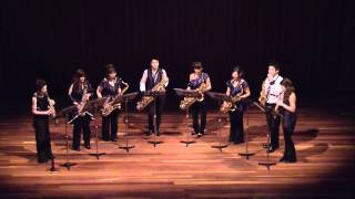 sax八重奏∞メビウス「リバーダンスより」sax octet ＜River Dance＞ [upl. by Leahey]