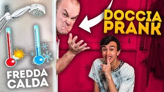 PAPÀ DOCCIA FREDDA o CALDA PRANK ASSURDO😂 DIVERTENTE [upl. by Velvet860]