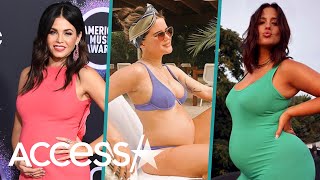 Jenna Dewan Ashley Graham amp More Pregnant Celebrities Giving Birth In 2020 [upl. by Lyndell]