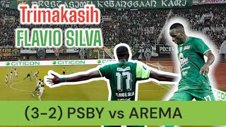 32 PERSEBAYA VS AREMA INJURY TIME ⚽ GOL PENALTI FLAVIO SILVA [upl. by Nevla]