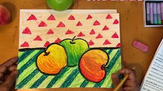 Cezanne Apple Still Life For Kids [upl. by Noraha]