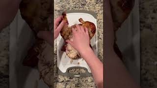 How to Easily Cut and Shred a Costco Rotisserie Chicken 🍗 [upl. by Eintirb]