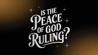 Is the Peace of God Ruling  Evangelist Dan Martin  Sunday PM  102724 [upl. by Letha]