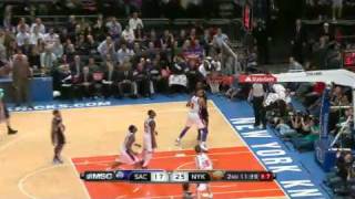 Jeremy Lin Knicks vs Kings First half 林書豪對帝王隊 半場精華 2012215 [upl. by Ratep]