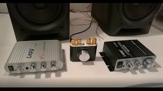 Nobsound vs Lepy amplifier comparison [upl. by Johen]