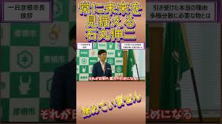 一日彦根市長挨拶と記者懇談会の様子。 石丸伸二 rehacq shots [upl. by Huang]