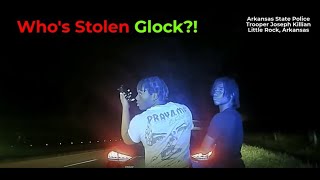 Arkansas Trooper Killian finds STOLEN Glock after Suspects Carotid Artery PULSATED🤣 [upl. by Esiuole]