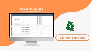 Goal Planner Excel Template [upl. by Nueoras]