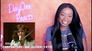 Karen On Drums Carpenters  Mr Guder 1970 DayOne Reacts [upl. by Lionello]