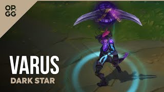 Sylvanas Windrunner Varus Custom Skin Preview  League of Legends [upl. by Noyad676]