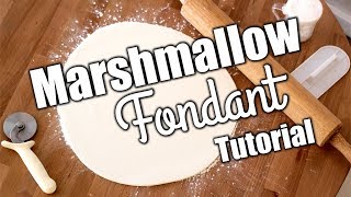 Easy Delicious Homemade Marshmallow Fondant Recipe [upl. by Rebmyt]