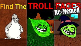 Find the Troll Faces ReMemed Part 10 Roblox [upl. by Aihsyt]