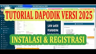 Tutorial Dapodik  Instalasi dan Registrasi Dapodik 2025 [upl. by Low]