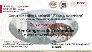 3er Congreso de EnfermeríaHumanismo Profesión y Ciencia [upl. by Ydurt]