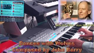 John Dunbar ThemeDances with Wolvespart 2Tyros4PsrA2000 [upl. by Iruj]