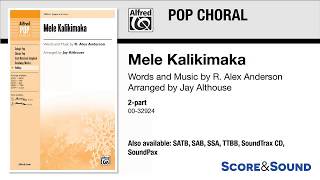 Mele Kalikimaka arr Jay Althouse – Score amp Sound [upl. by Lehte680]