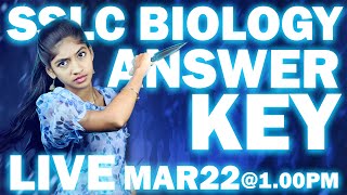 SSLC Biology  2024 SSLC Exam Question Paper amp Answer Key LIVE  BGHUD SSLC [upl. by Atnas825]