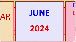 Desi Date Calendar June 2024  Desi Month Date Today  Desi Month Date Today 2024 [upl. by Azial]