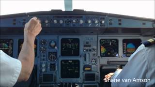 ✈ Surinam Airways A340 HD Cockpit PY993 FULL flight movie [upl. by Ahsenauj]