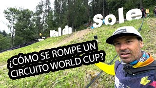 Val di Sole ¿cómo se rompe un circuito dh world cup [upl. by Bonny]